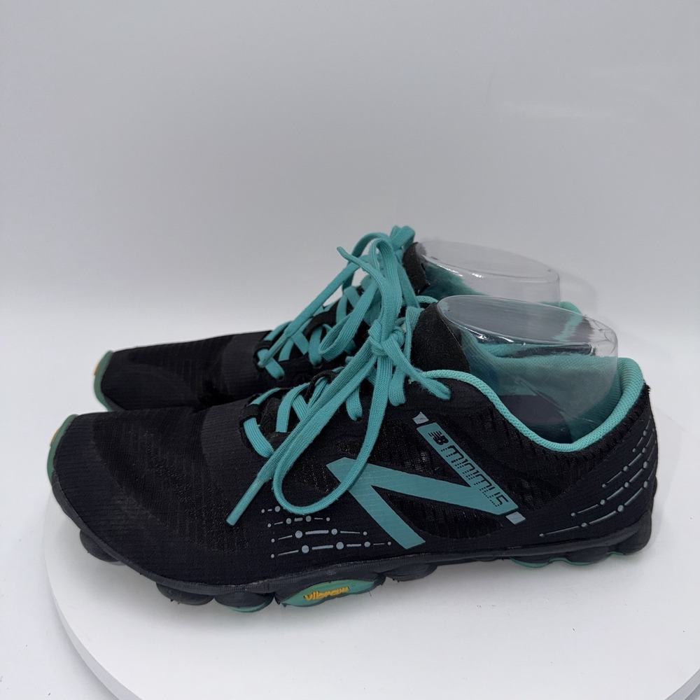 New Balance Womens Minimus Zero Trail Running Shoe Size 9 Vibram Black Teal